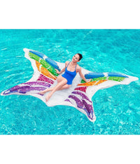 Materassino Gonfiabile Rainbow Butterfly Farfalla Adulti Piscina Mare Spiaggia         