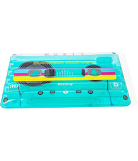 Materassino Gonfiabile Retro Beats Fashion Cassetta 174x117cm Portaoggetti 43649         