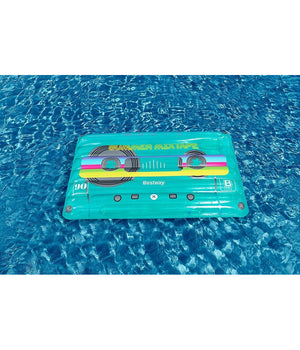 Materassino Gonfiabile Retro Beats Fashion Cassetta 174x117cm Portaoggetti 43649         