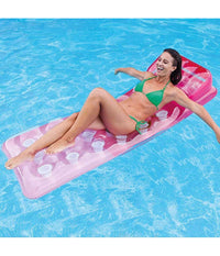 Materassino Isola Gonfiabile Con Buchi In Pvc Mare Piscina 188 X 71 Cm 3 Colori         