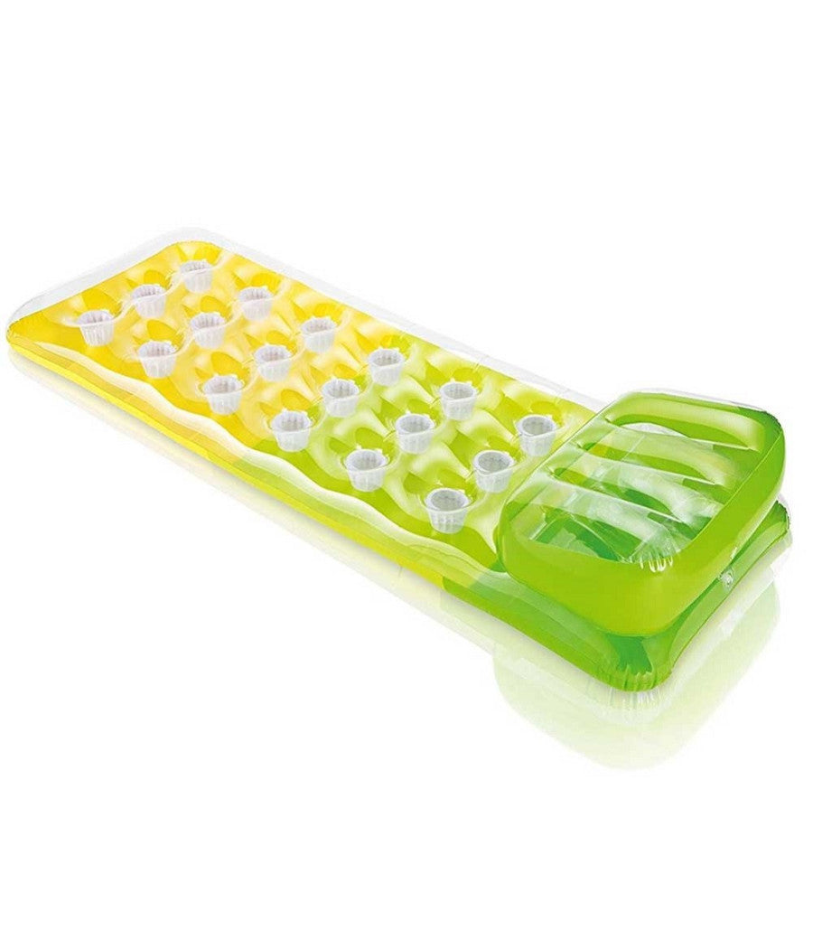 Materassino Isola Gonfiabile Con Buchi In Pvc Mare Piscina 188 X 71 Cm 3 Colori         