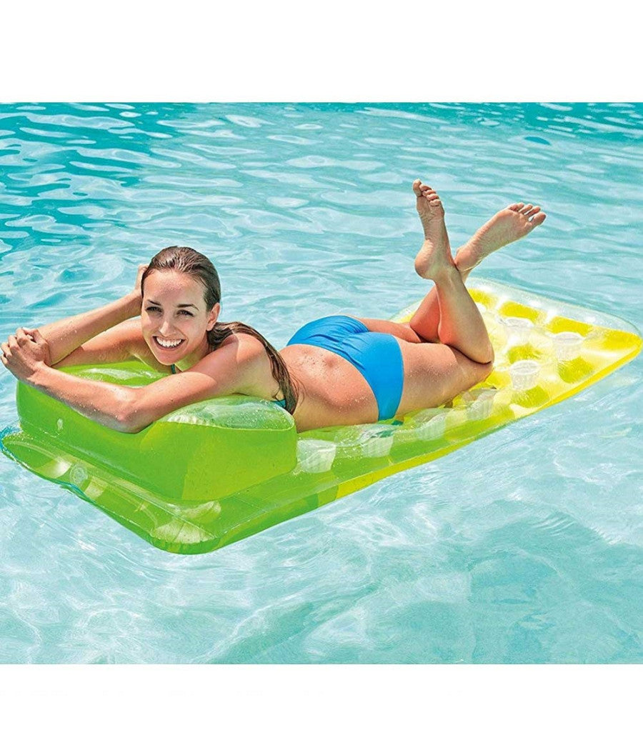 Materassino Isola Gonfiabile Con Buchi In Pvc Mare Piscina 188 X 71 Cm 3 Colori         