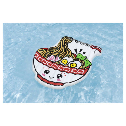 Trade Shop - Materassino Isola Gonfiabile Forma Ciotola Ramen 183x168 Cm Spiaggia Piscina 43841 -