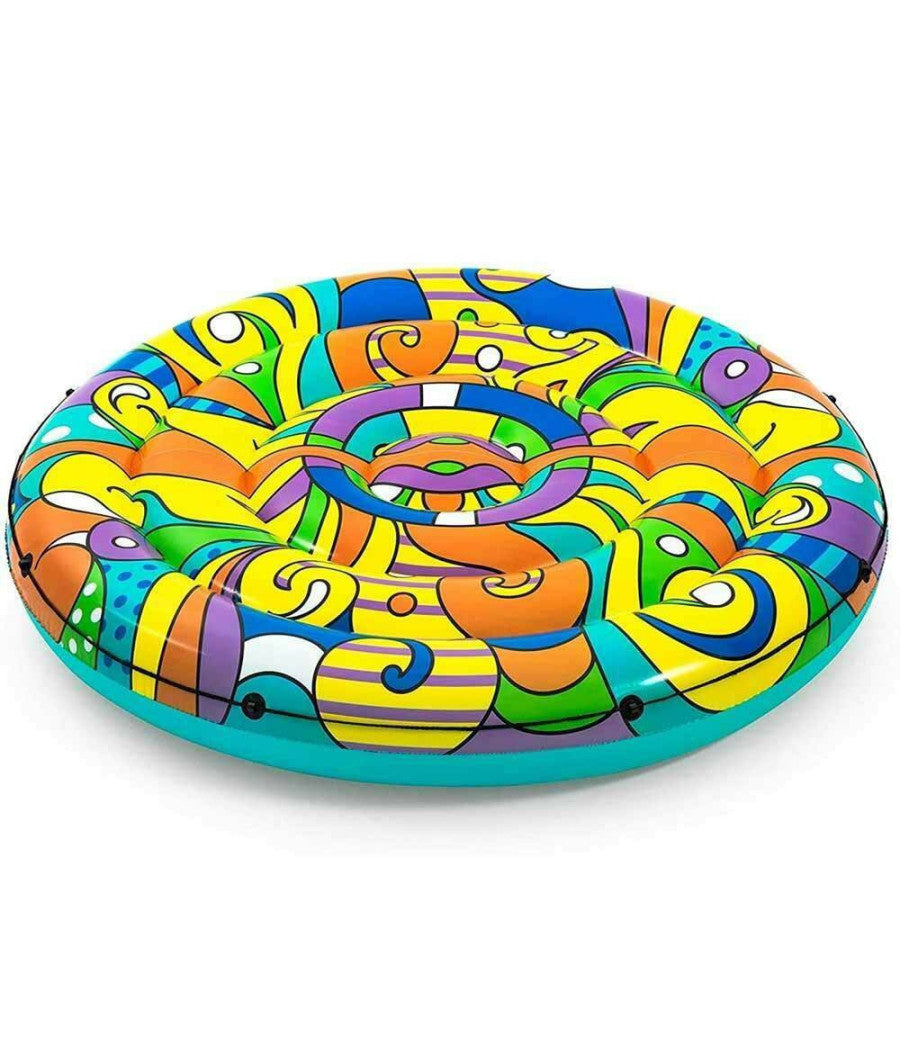 Materassino Isola Gonfiabile Pop Art Collection Pvc Mare Piscina 188 Cm         