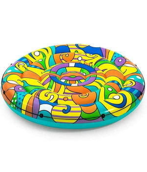 Trade Shop - Materassino Isola Gonfiabile Pop Art Collection Pvc Mare Piscina 188 Cm -