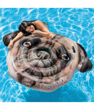 Materassino Isola Gonfiabile Stampa Carlino Pvc Mare Piscina 173 X 130 Cm         