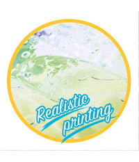 Materassino Isola Gonfiabile Stampa Frizzante In Pvc Mare Piscina 179 X 91 Cm         