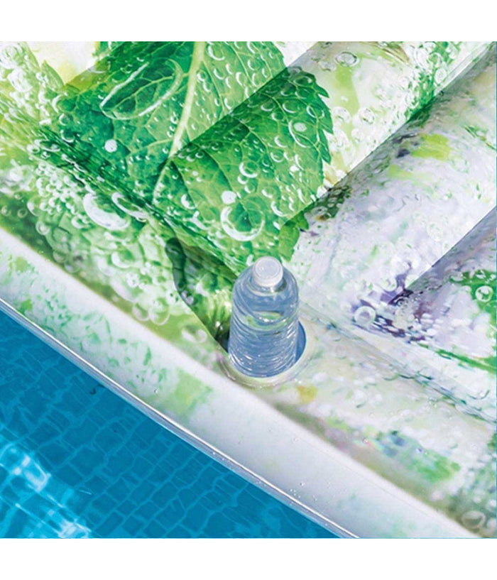 Materassino Isola Gonfiabile Stampa Frizzante In Pvc Mare Piscina 179 X 91 Cm         