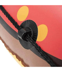 Materassino Isola Gonfiabile Stampa Hamburger Pvc Mare Piscina 150 Cm         