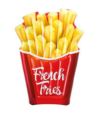 Materassino Isola Gonfiabile Stampa Patatine In Pvc Mare Piscina 175 X 132 Cm         