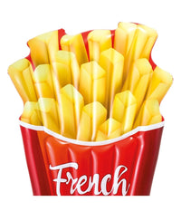 Materassino Isola Gonfiabile Stampa Patatine In Pvc Mare Piscina 175 X 132 Cm         