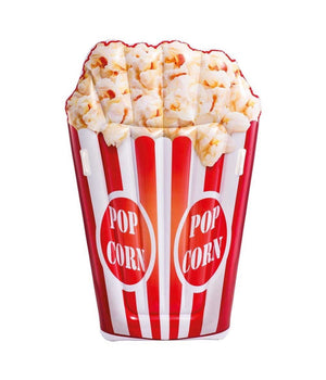 Trade Shop - Materassino Isola Gonfiabile Stampa Pop Corn In Pvc Mare Piscina 178 X 124 Cm -