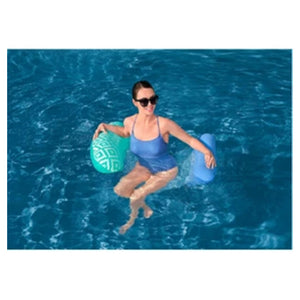 Trade Shop - Materassino Luxury Con Rete Gonfiabile 145 X 87 Cm Per Piscina Mare Estate 43555 -