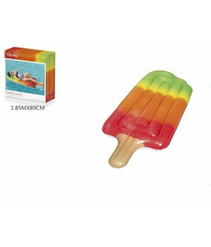 Trade Shop - Materassino Materasso Gonfiabile Ghiacciolo Gelato 185x89 Cm Mare Piscina 43161 -