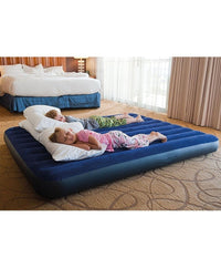 Materassino Materasso Gonfiabile Matrimoniale Campeggio Spiaggia Casa 152x203x22cm         