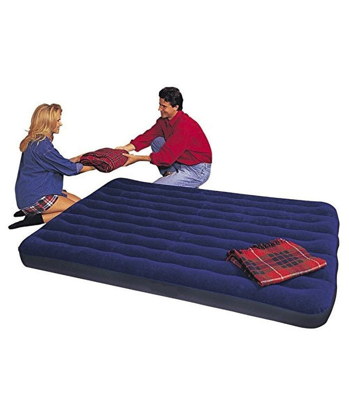 Materassino Materasso Gonfiabile Matrimoniale Campeggio Spiaggia Casa 152x203x22cm         