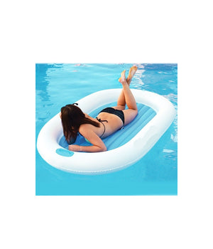 Materassino Ovale Isola Gonfiabile Yacht Line Mare Piscina Pvc 185 X 117 Cm         