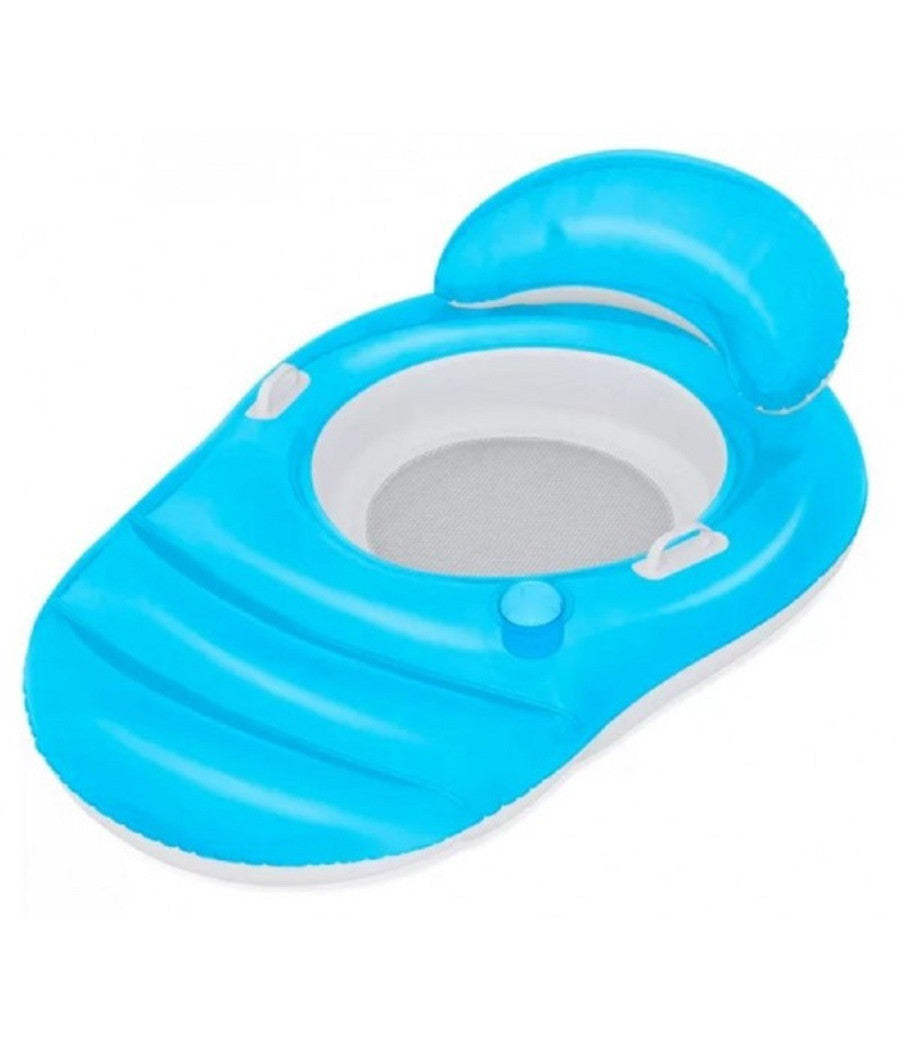 Materassino Poltrona Luxe Relaxer Lounge Sedile In Rete 152x102cm Piscina 43646         