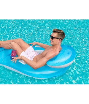 Materassino Poltrona Luxe Relaxer Lounge Sedile In Rete 152x102cm Piscina 43646         