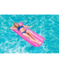 Materassino Tinta Unita Trasparente Gonfiabile 183x76cm Piscina Mare 5 Tubi 44013         