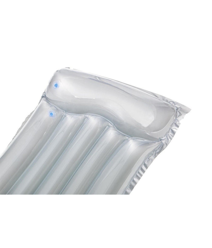 Materassino Tinta Unita Trasparente Gonfiabile 183x76cm Piscina Mare 5 Tubi 44013         