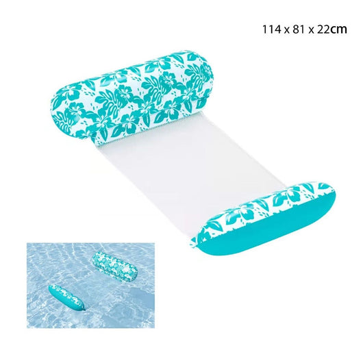 Trade Shop - Materasso Amaca Gonfiabile Galleggiante Design Tropicale Piscina 114x81x22cm 43839 -