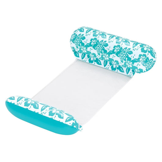 Trade Shop - Materasso Amaca Gonfiabile Galleggiante Design Tropicale Piscina 114x81x22cm 43839 -