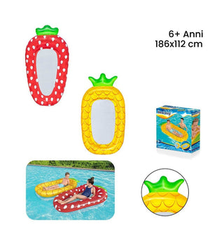 Materasso Canotto Lounge Sweet Summer Ananas 186x112cm / Fragola 178x103cm 43644         