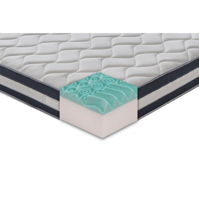 Materasso “Erik” non sfoderabile in memory foam e gel rinfrescante - 80x200
