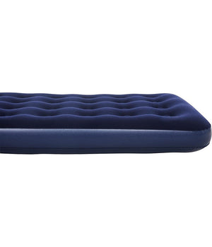 Materasso Gonfiabile Singolo Airbed Blu Floccato Plus 188x99x22cm Campeggi 67001         