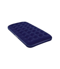 Materasso Gonfiabile Singolo Airbed Blu Floccato Plus 188x99x22cm Campeggi 67001         