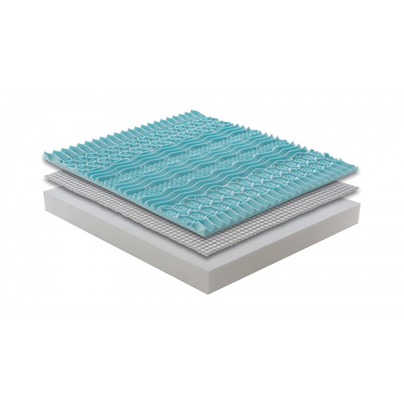 Materasso in memory foam e micromolle con Thermosensitive sfoderabile - 160x200