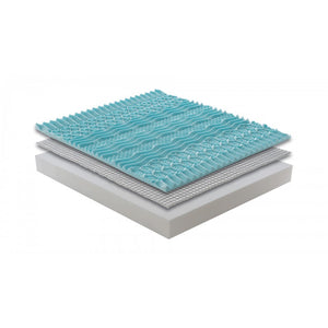 Materasso in memory foam e micromolle con Thermosensitive sfoderabile - 160x190