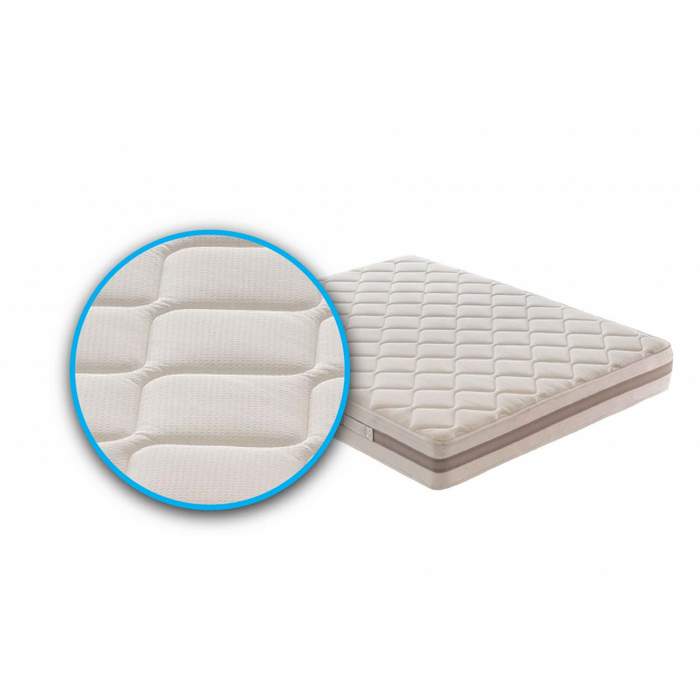 Materasso Jenny schiumato ad acqua | Altezza materasso 21cm – Livello di rigidità 8/10 - 140x190