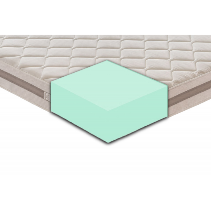 Materasso Jenny schiumato ad acqua | Altezza materasso 21cm – Livello di rigidità 8/10 - 80x190