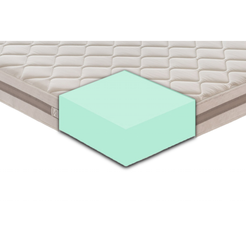 Materasso Jenny schiumato ad acqua | Altezza materasso 21cm – Livello di rigidità 8/10 - 120x200