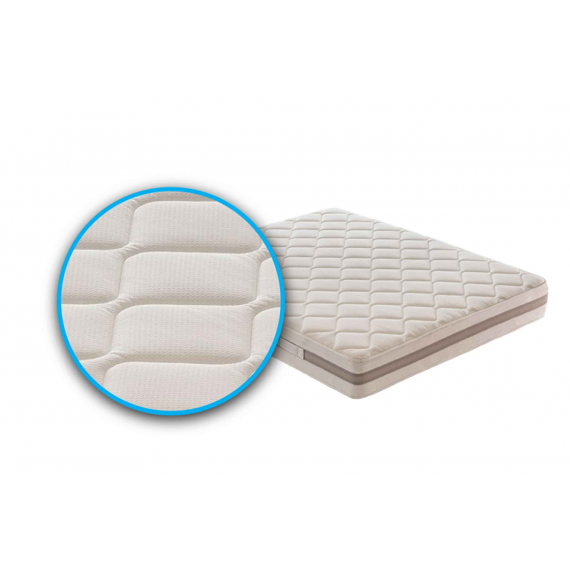 Materasso Jenny schiumato ad acqua | Altezza materasso 21cm – Livello di rigidità 8/10 - 80x190