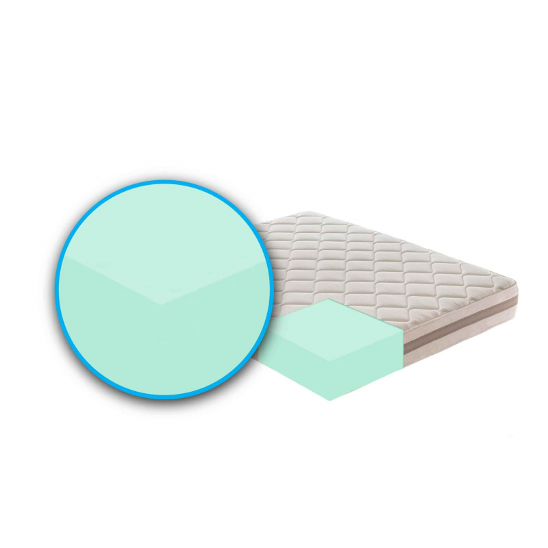 Materasso Jenny schiumato ad acqua | Altezza materasso 21cm – Livello di rigidità 8/10 - 80x190