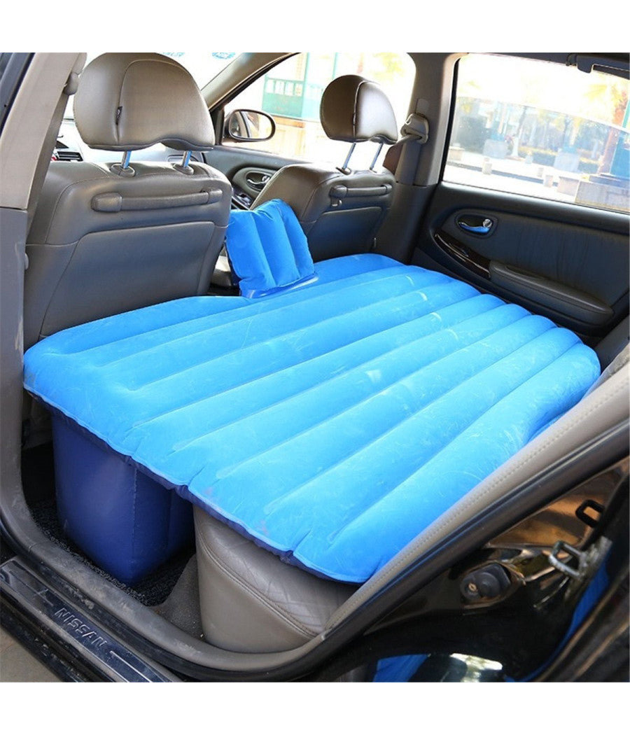 Materasso Letto Gonfiabile Airbed Per Auto Sedile Posteriore Macchina Con Pompa         