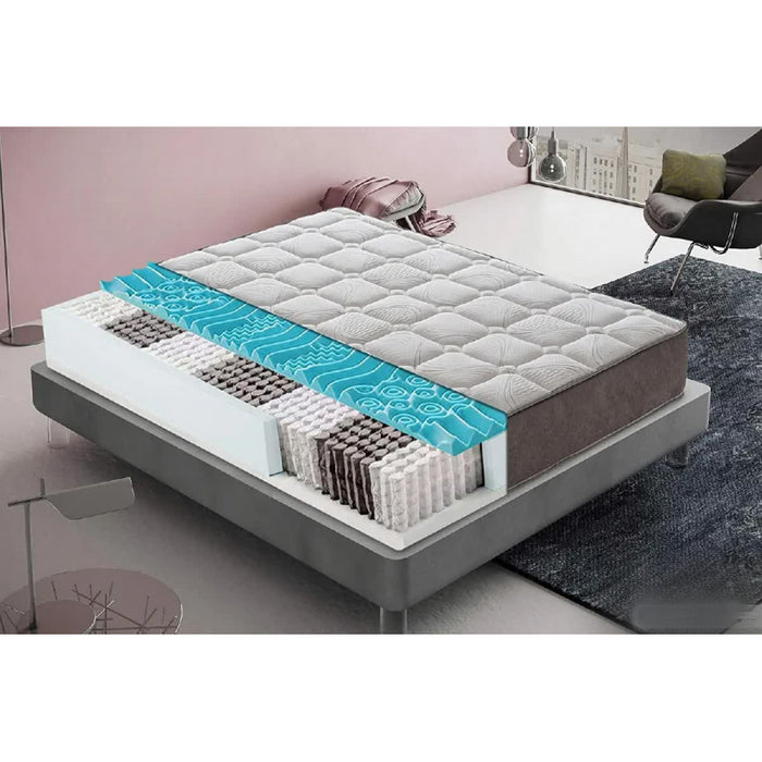 Materasso "Mix" A Molle Insacchettate E Memory Foam - 120X190