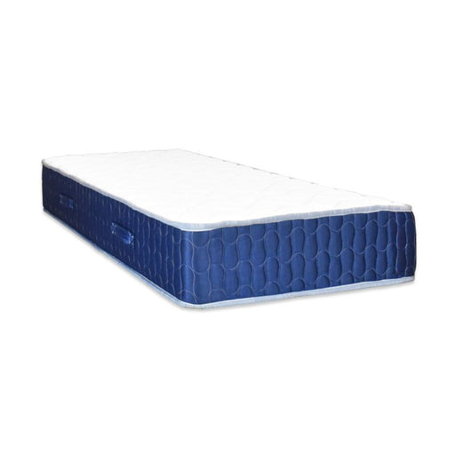 Materasso singolo 80x190x25H in schiuma poliuretanica e memory Palladio blu