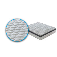 Materasso “Sorrento” a molle insacchettate e memory foam 7cm a 13 Zone Differenziate - 120x200