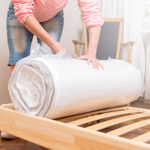 Materasso Alto 16 cm singolo 90x200 cm, con AirPur® monoblocco, water foam ortopedico in poliuretano, con tessuto anti acaro di alta qualità, DREAM AIR 