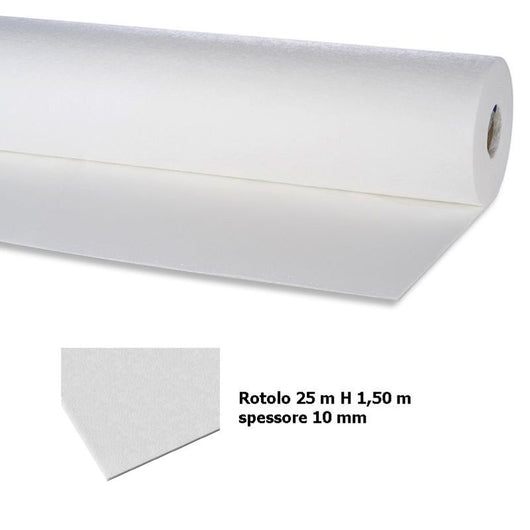 Tappetino Di Sottofondo Soft Walk Per Piscina Spessore 10 Mm - Rotolo Da 25 X H1,50 M - Non Adesivo