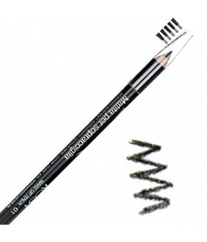 Matita Per Sopracciglia Effetto Naturale Con Pettine Spazzolino Ciglia Make Up         