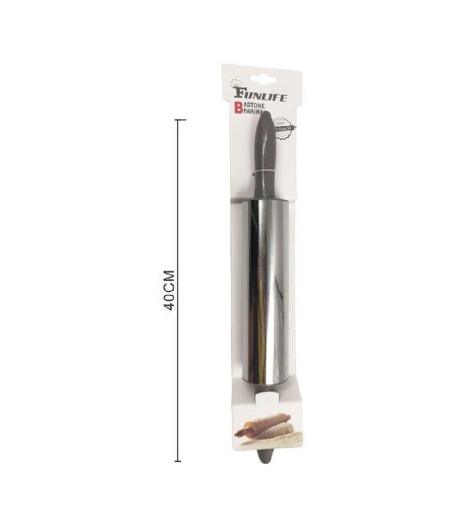 Mattarello Manico Tondo 40 Cm Antiaderente Per Stendere Pasta Dolci Cucina 50647         