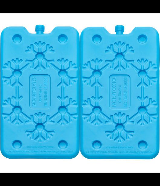 Mattonelle Ghiaccio 2 Pezzi X 200gr Ice Pack Per Borse Termiche Colori Assortiti         
