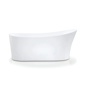 Vasca da bagno free standing bianca con piletta e troppopieno cm 170 *** confezione 1