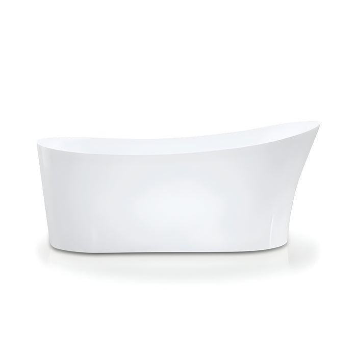 Vasca da bagno free standing bianca con piletta e troppopieno cm 170 *** confezione 1