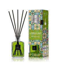 Maxi Diffusore Ambiente Cubo Con Bastoncini Fragranza Libeccio Bergamotto 250 Ml         